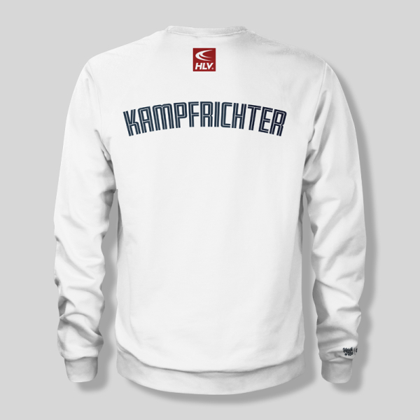 Preview: HLV© Kampfrichter - Sweatshirt, weiss